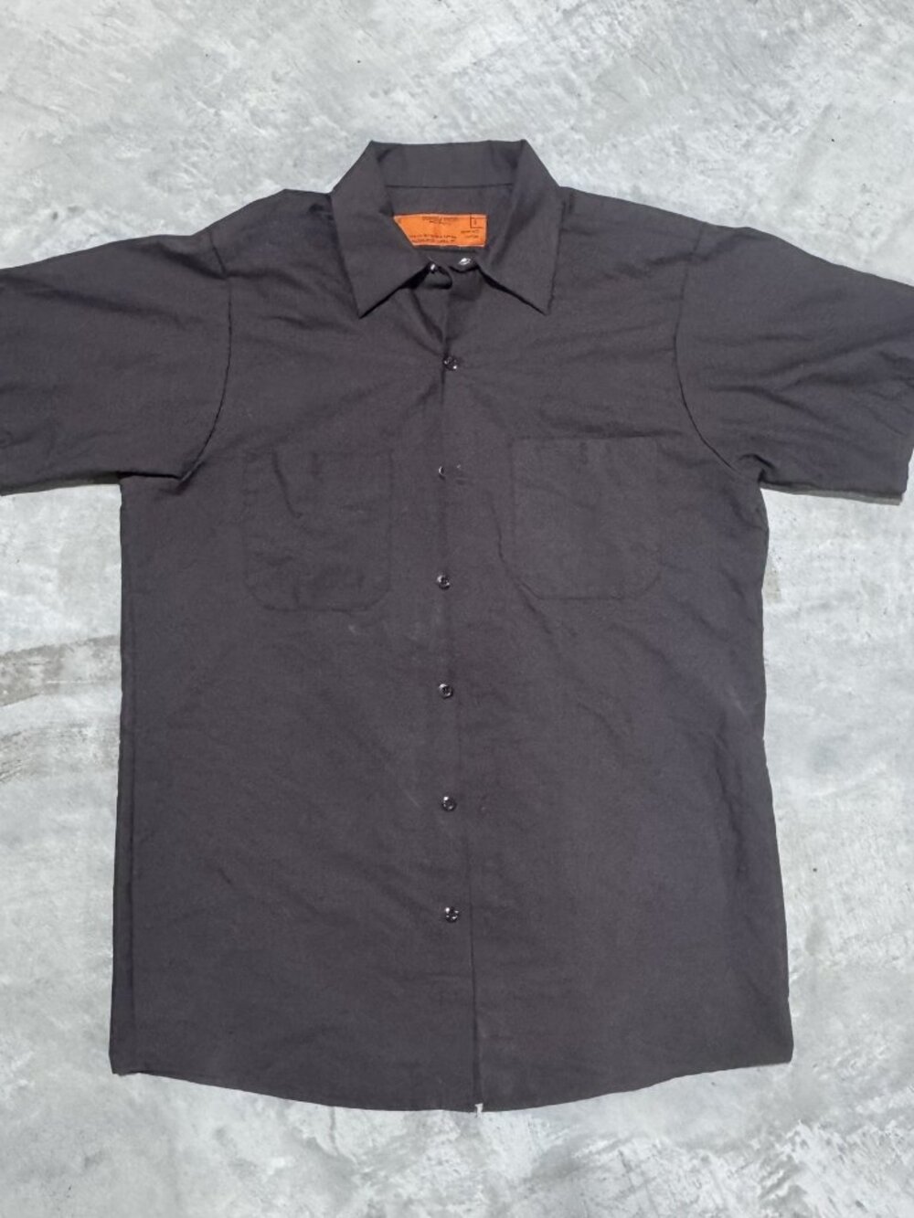 Vintage Red Kap Brown Work Shirt M USA Made